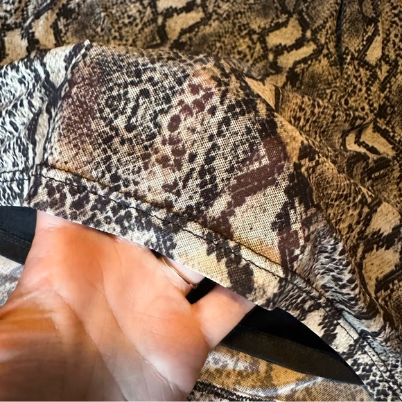 Snake Print Slip Dress - Picture 6 of 7